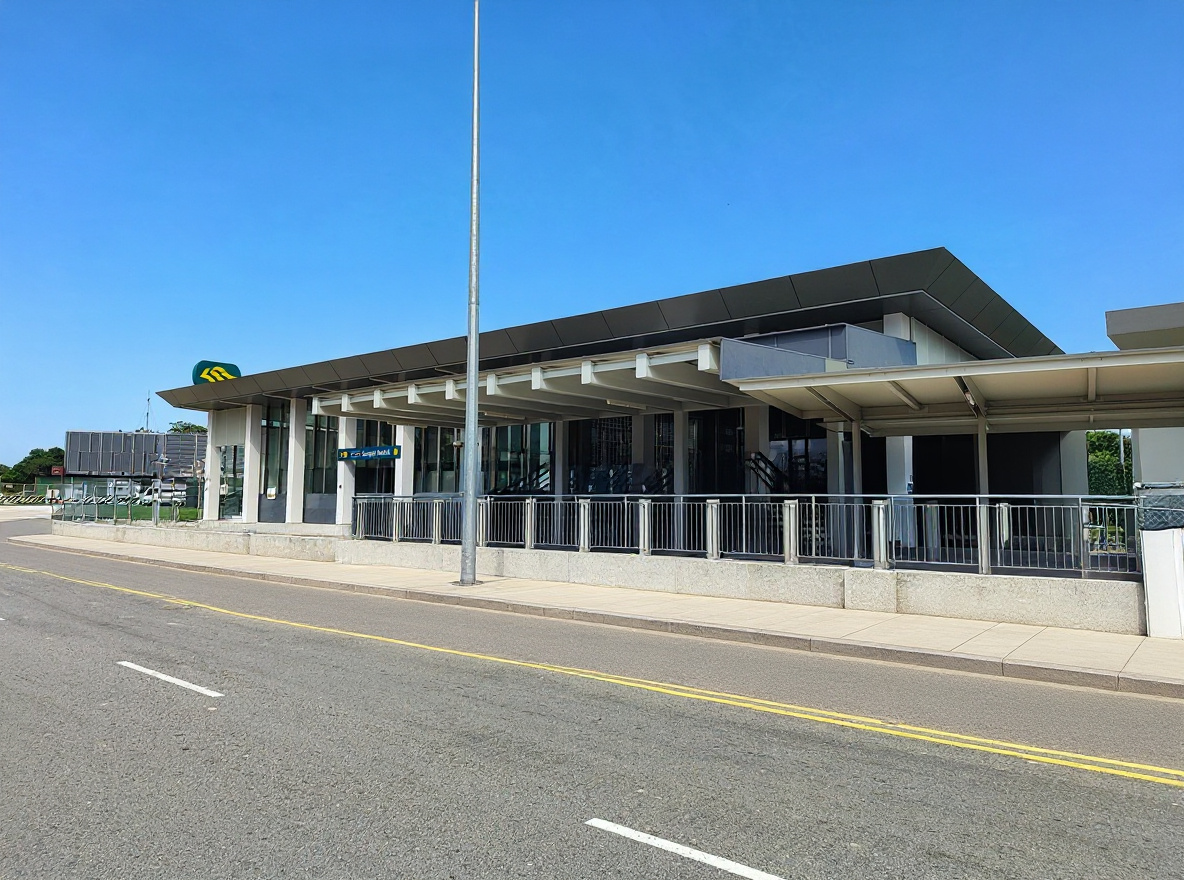 Sungei Bedok MRT station Street-level entrance of Sungei Bedok MRT station, the Thomson-East Coast Line and Downtown Line interchange
