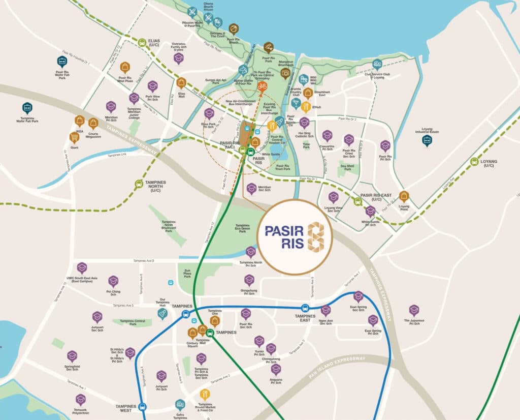 Pasir-Ris-8-Location-Map