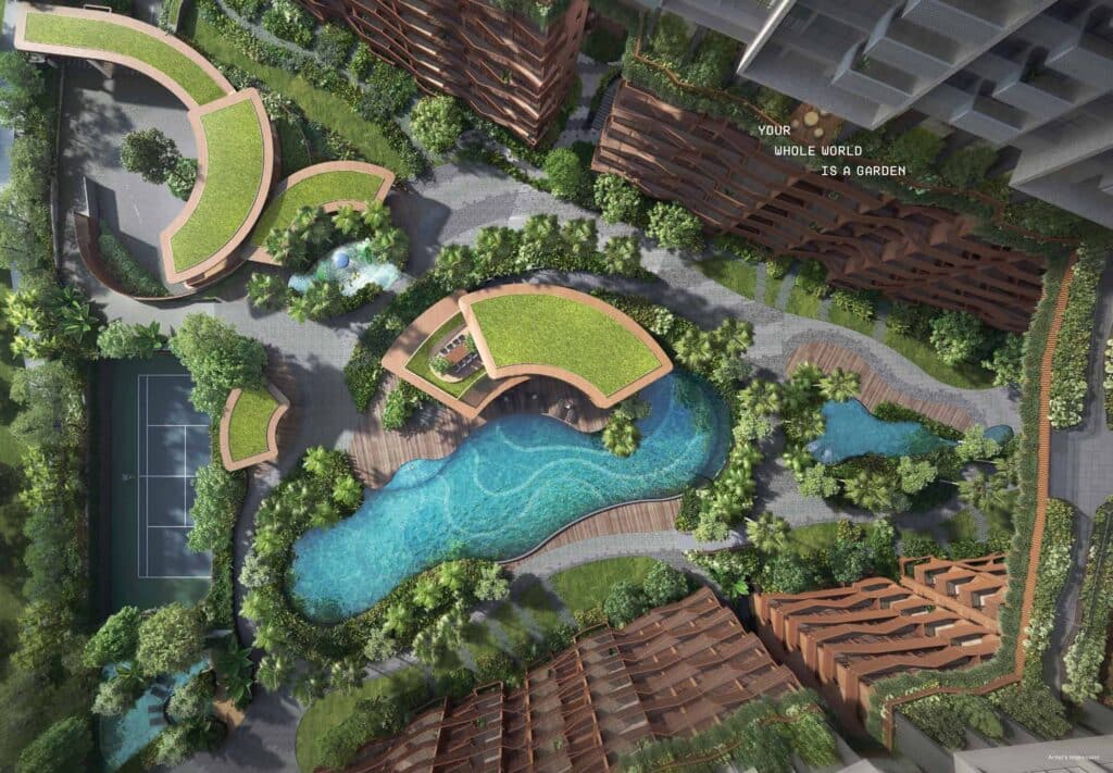 Lentor Hills Residences Top View
