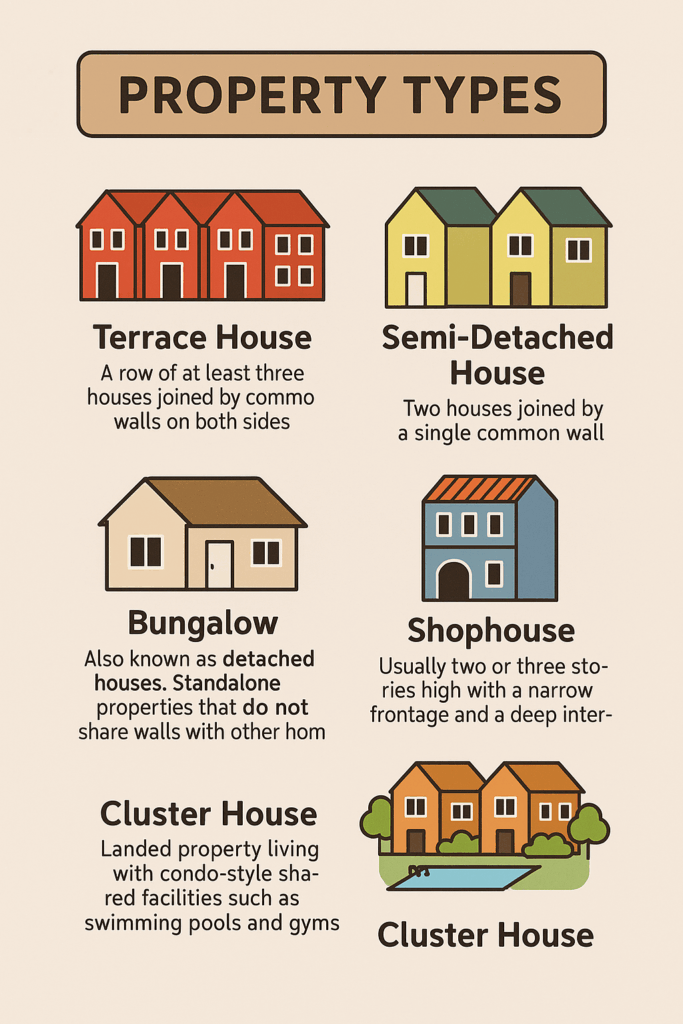 Different Types of Landed Properties in Singapore